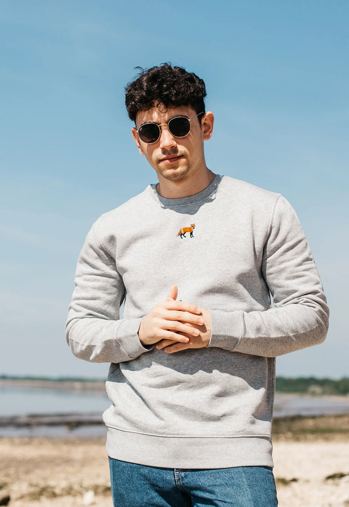 red fox mens sweatshirt Big Wild Thought