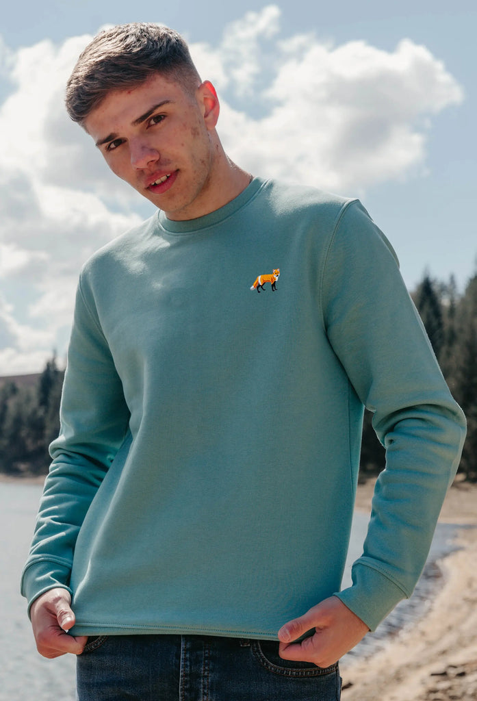 red fox mens sweatshirt Big Wild Thought