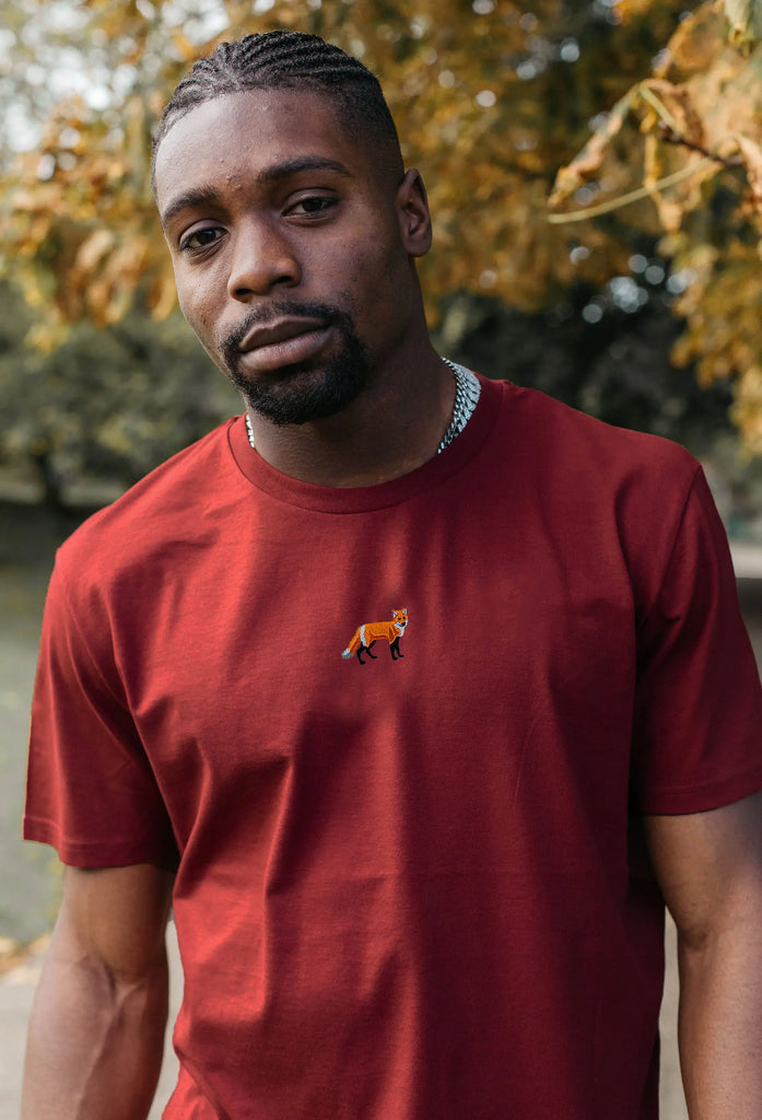 red fox mens t-shirt Big Wild Thought