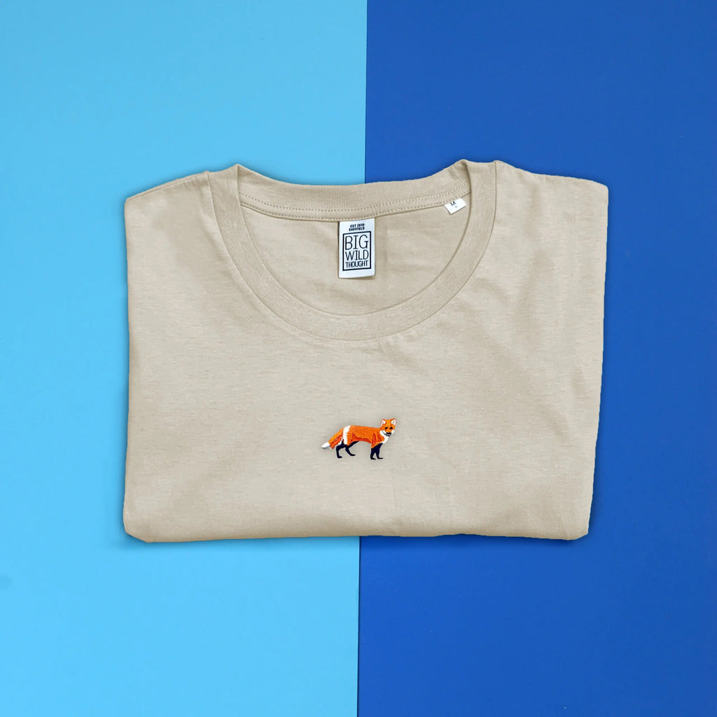 red fox mens t-shirt Big Wild Thought