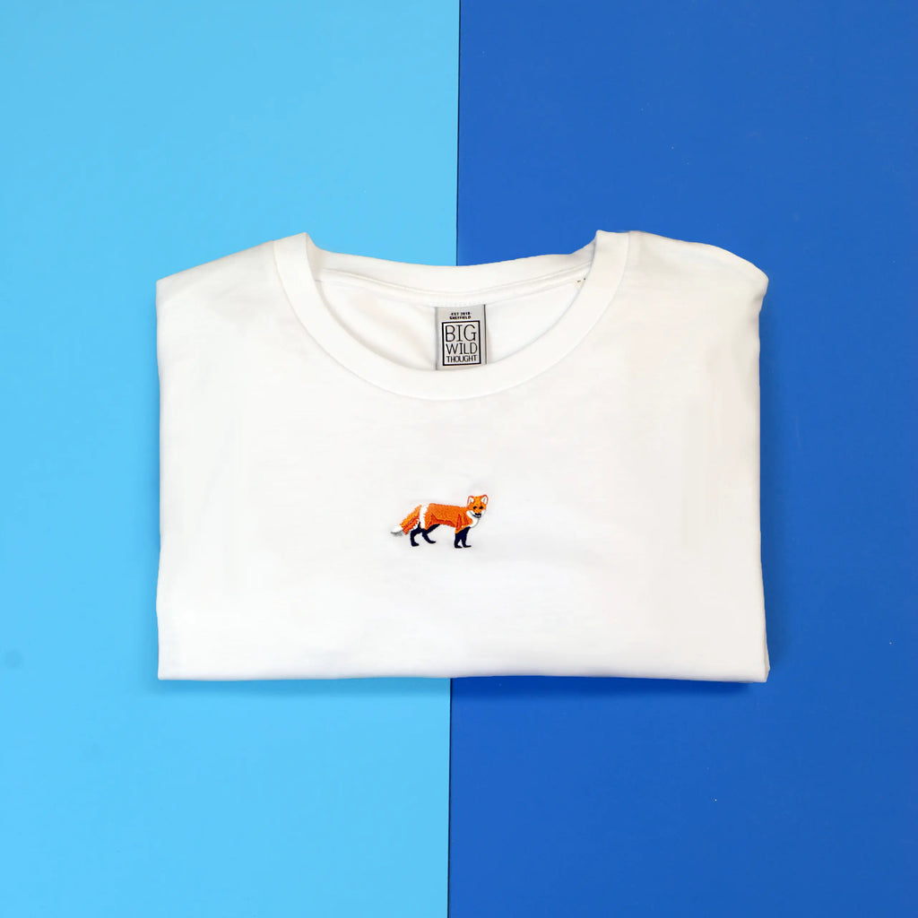 red fox mens t-shirt Big Wild Thought