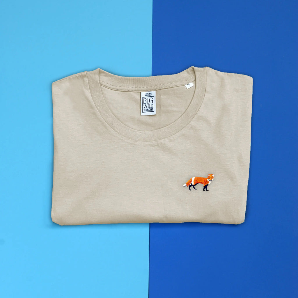 red fox mens t-shirt Big Wild Thought
