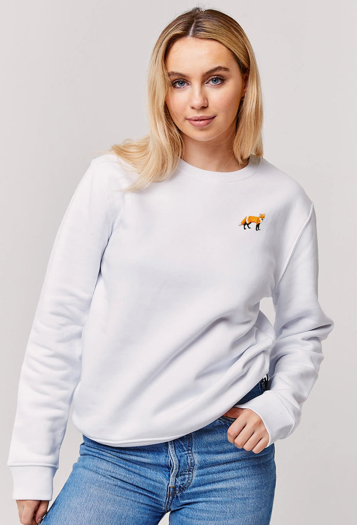 red fox womens sweatshirt Big Wild Thought