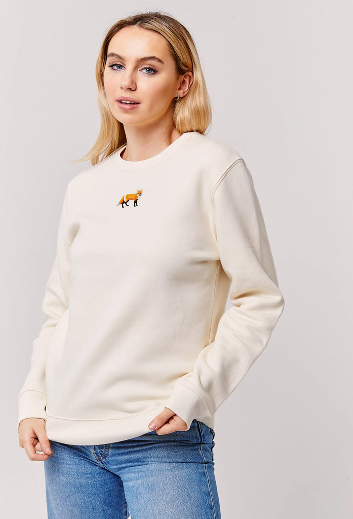 red fox womens sweatshirt Big Wild Thought