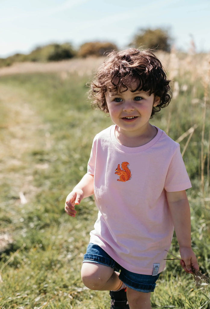 red squirrel childrens t-shirt Big Wild Thought