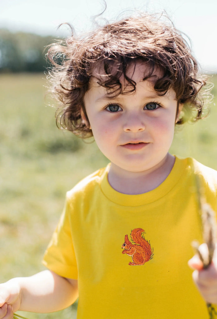 red squirrel childrens t-shirt Big Wild Thought