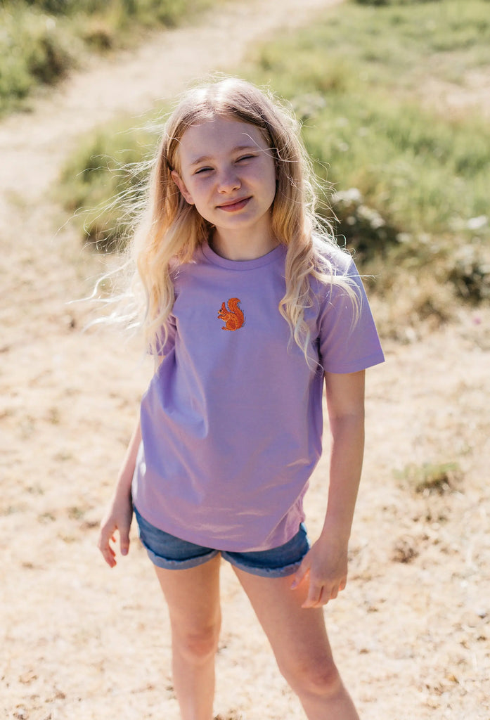 red squirrel childrens t-shirt Big Wild Thought