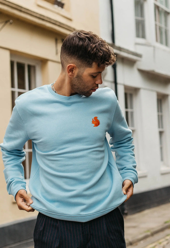 red squirrel mens sweatshirt Big Wild Thought