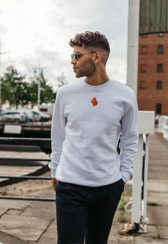 red squirrel mens sweatshirt Big Wild Thought
