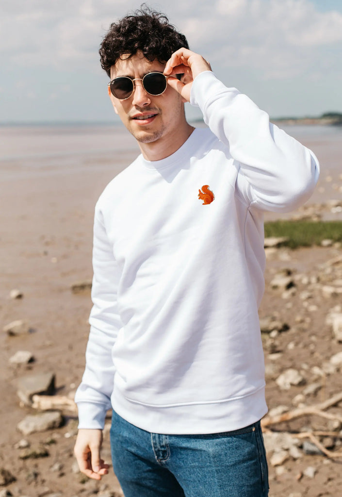 red squirrel mens sweatshirt Big Wild Thought