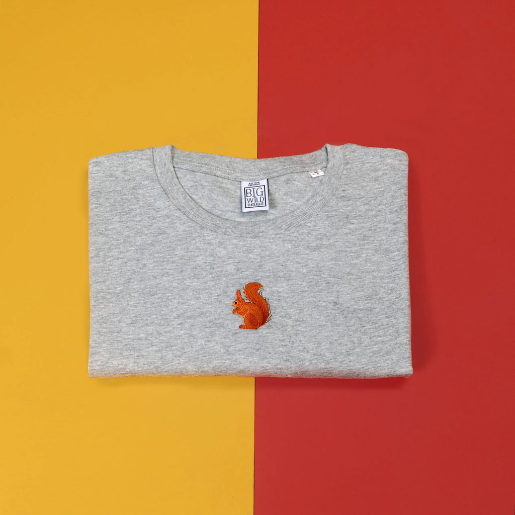 red squirrel mens t-shirt Big Wild Thought