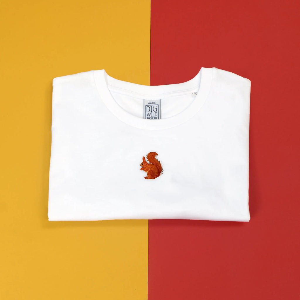 red squirrel mens t-shirt Big Wild Thought