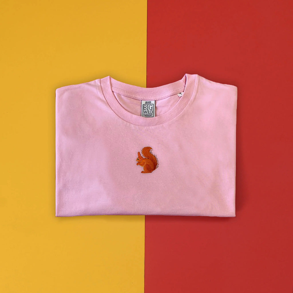 red squirrel mens t-shirt Big Wild Thought