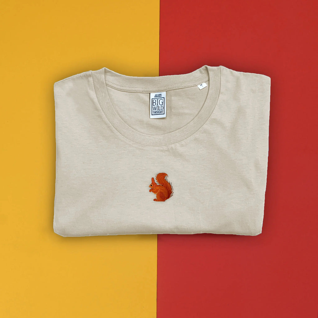 red squirrel mens t-shirt Big Wild Thought