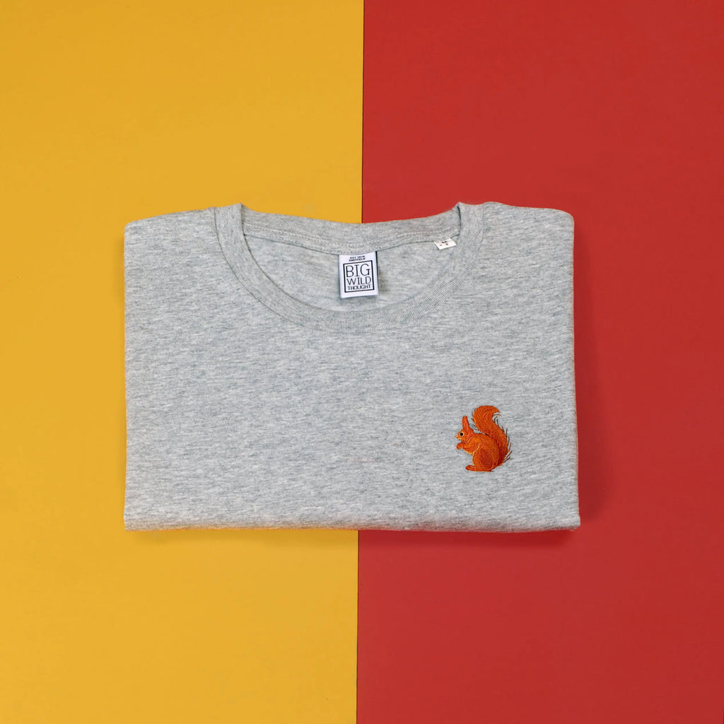 red squirrel mens t-shirt Big Wild Thought