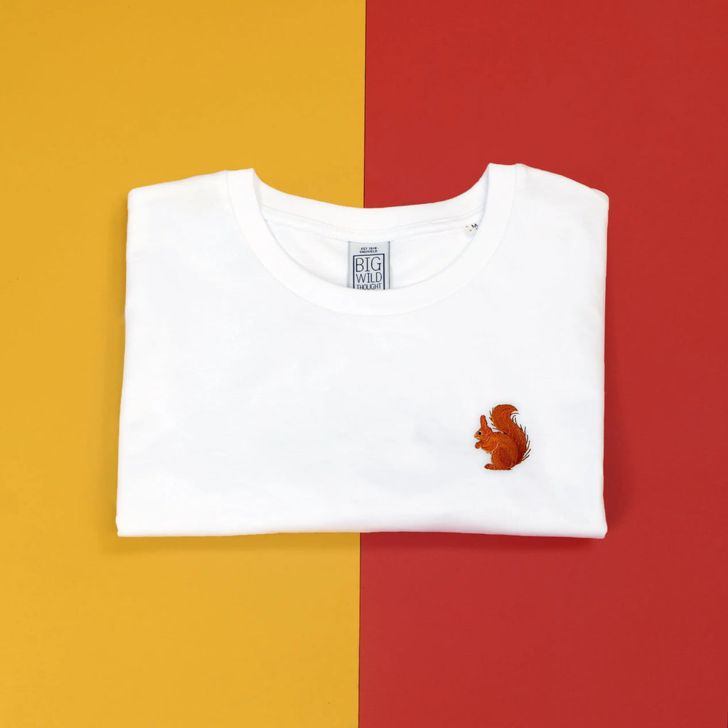 red squirrel mens t-shirt Big Wild Thought