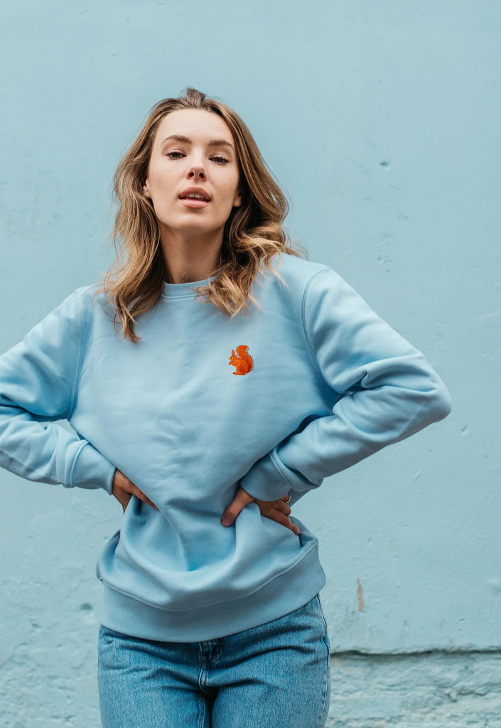 red squirrel womens sweatshirt Big Wild Thought