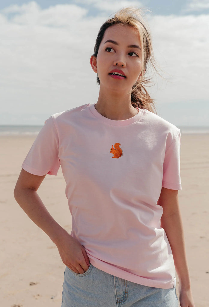 red squirrel womens t-shirt Big Wild Thought