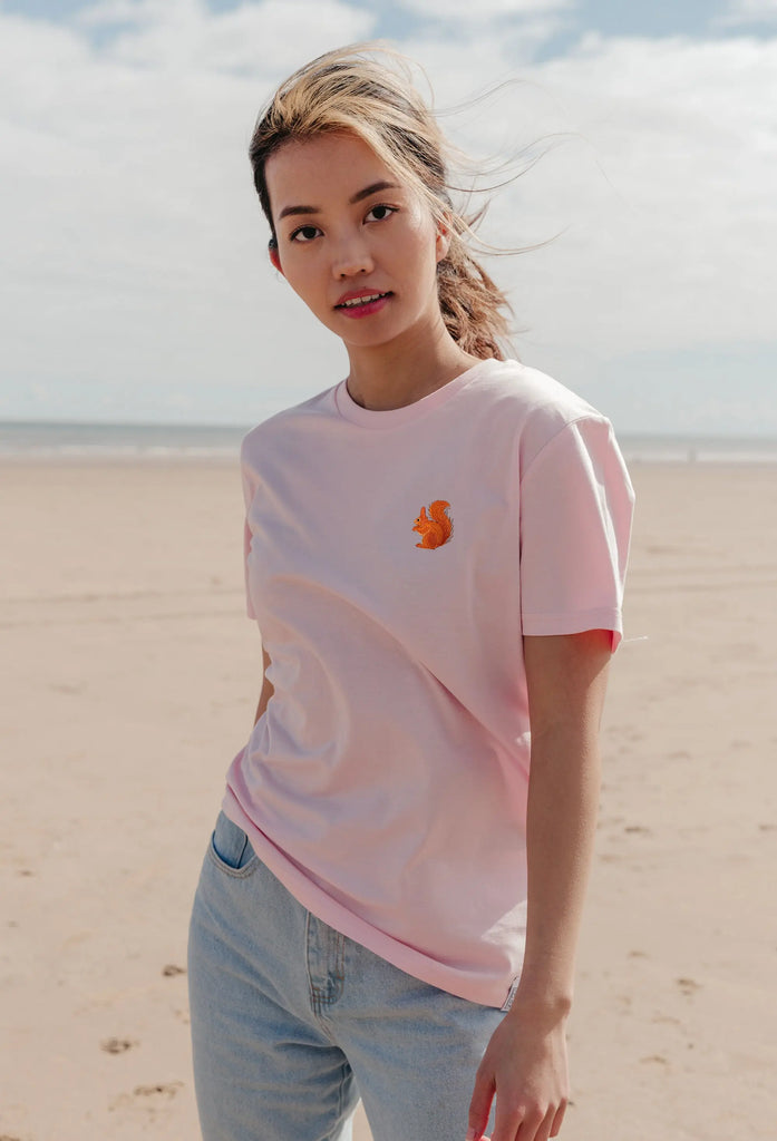 red squirrel womens t-shirt Big Wild Thought