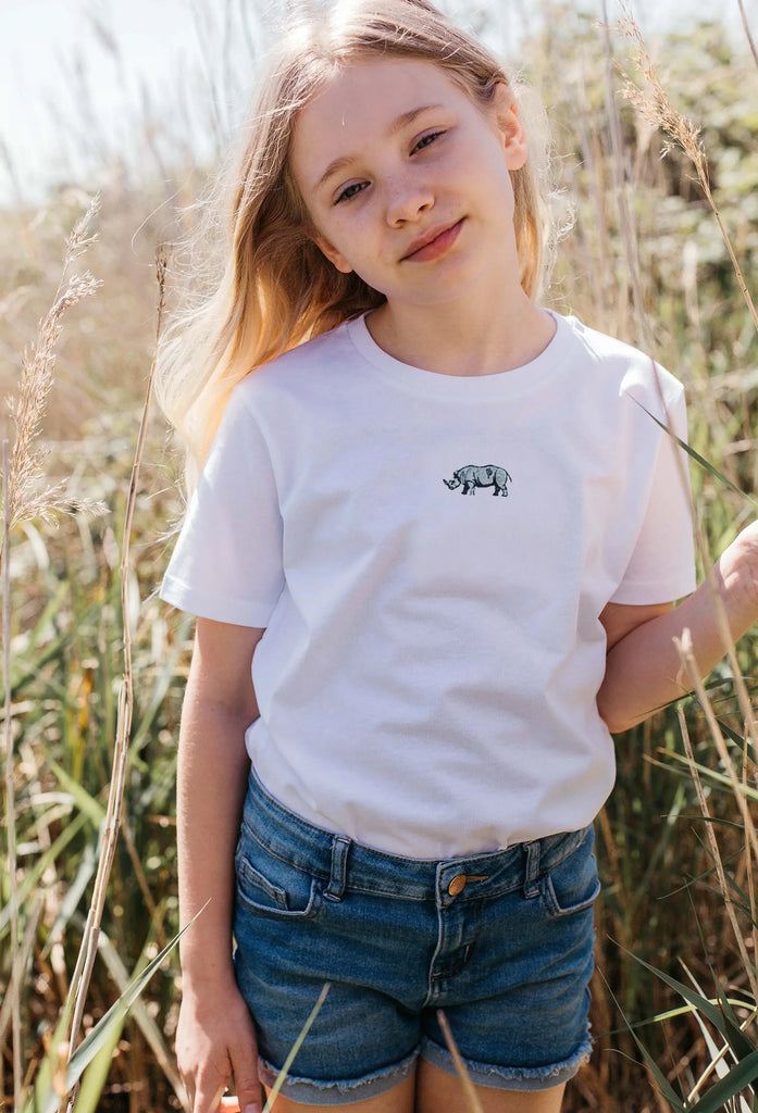 rhino childrens t-shirt Big Wild Thought