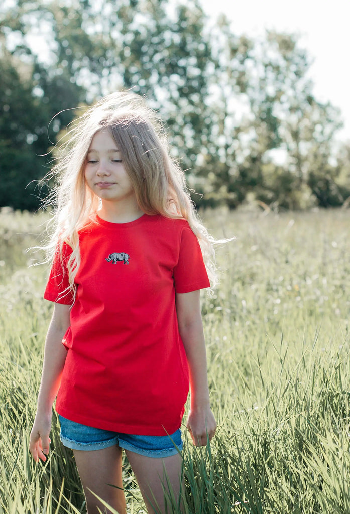 rhino childrens t-shirt Big Wild Thought
