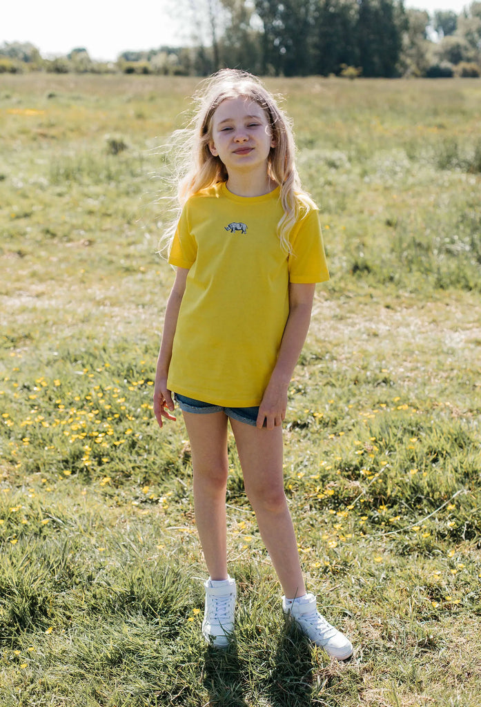 rhino childrens t-shirt Big Wild Thought