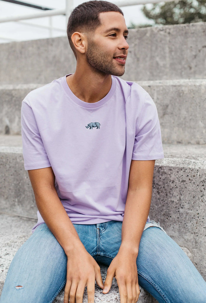rhino mens t-shirt Big Wild Thought