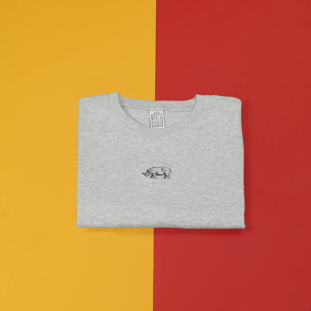 rhino mens t-shirt Big Wild Thought