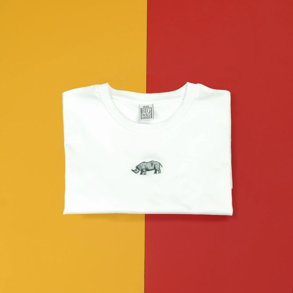 rhino mens t-shirt Big Wild Thought