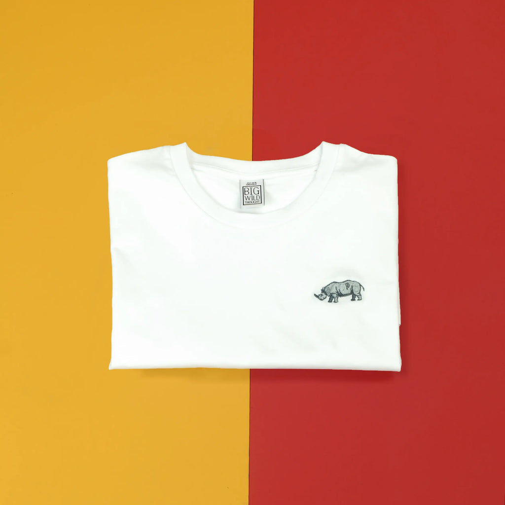 rhino mens t-shirt Big Wild Thought