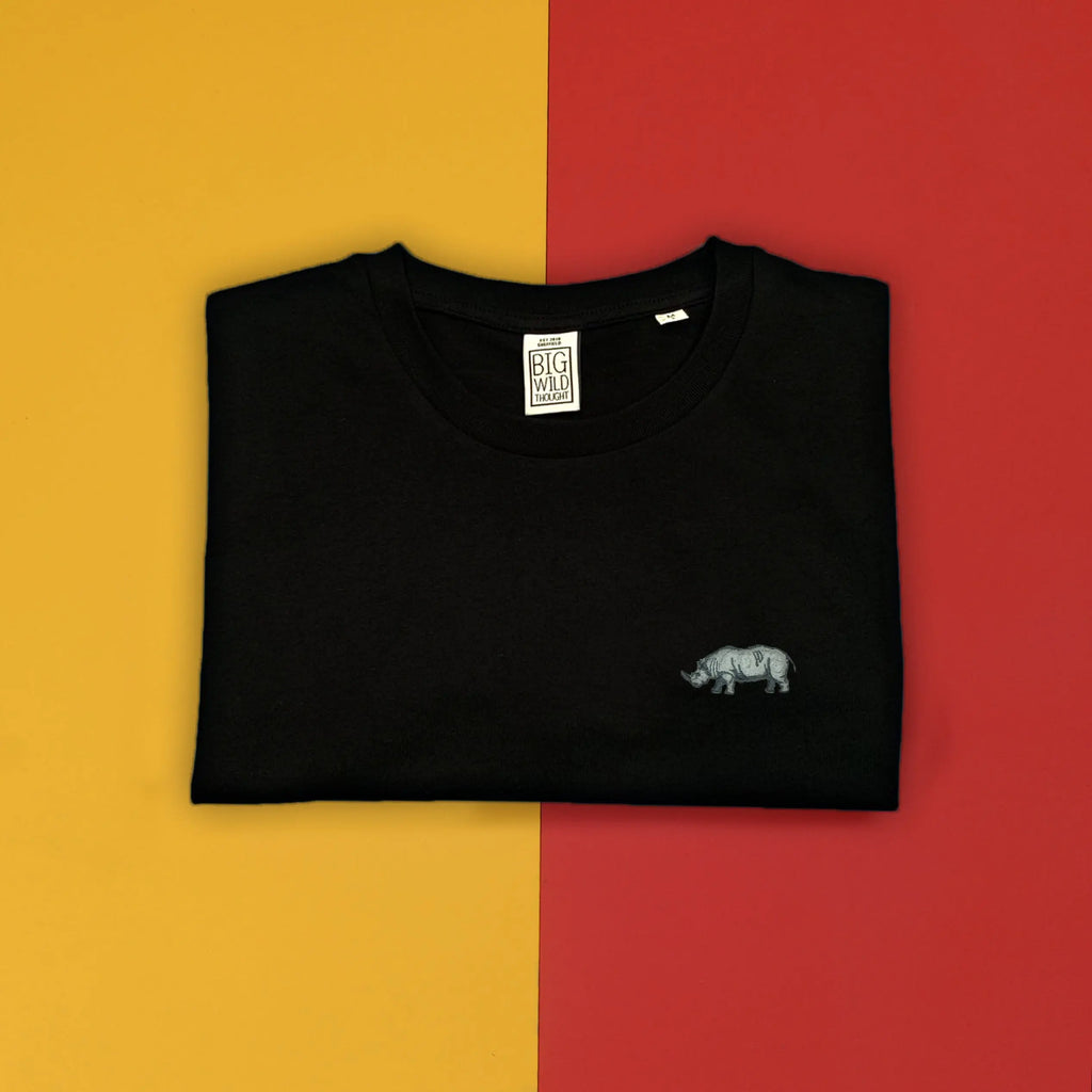 rhino mens t-shirt Big Wild Thought