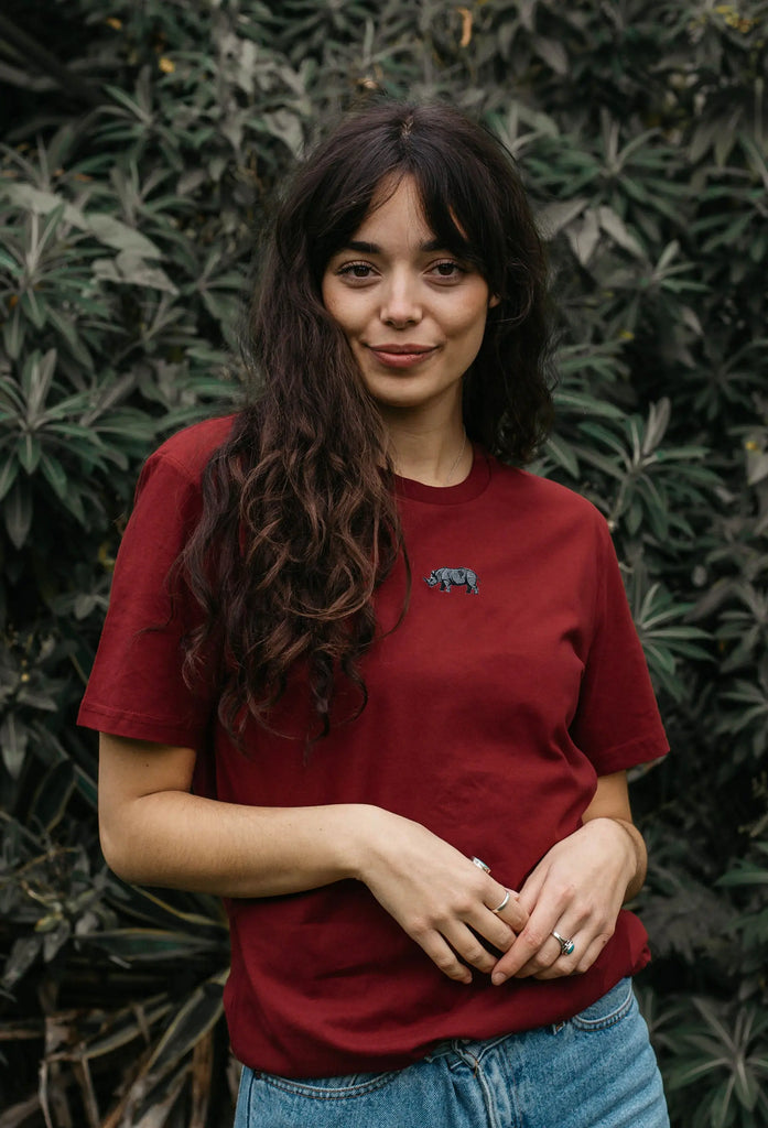 rhino womens t-shirt Big Wild Thought