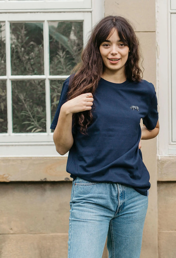 rhino womens t-shirt Big Wild Thought