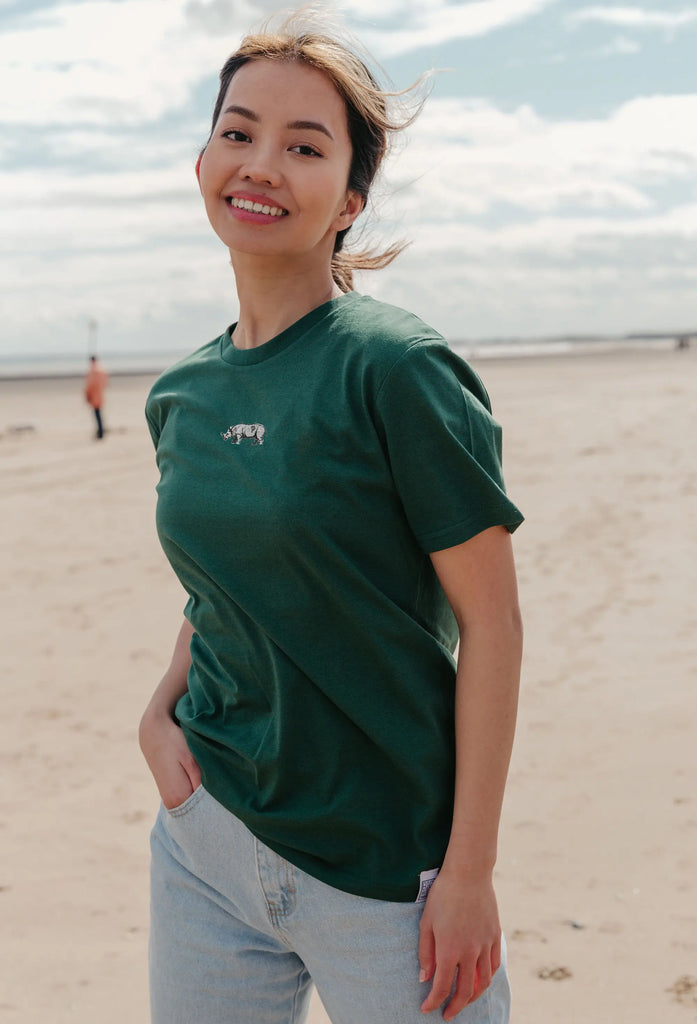 rhino womens t-shirt Big Wild Thought