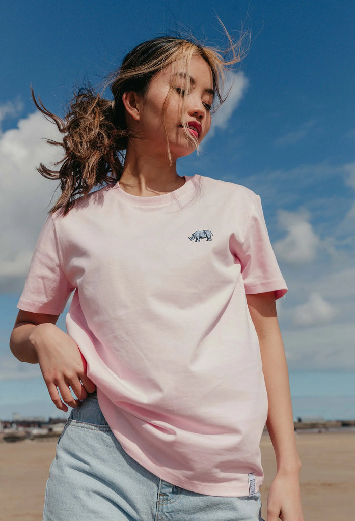 rhino womens t-shirt Big Wild Thought