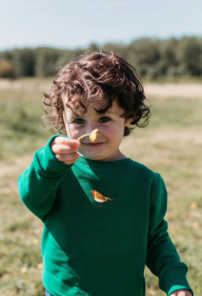 robin childrens sweatshirt Big Wild Thought