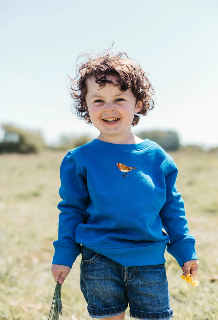 robin childrens sweatshirt Big Wild Thought