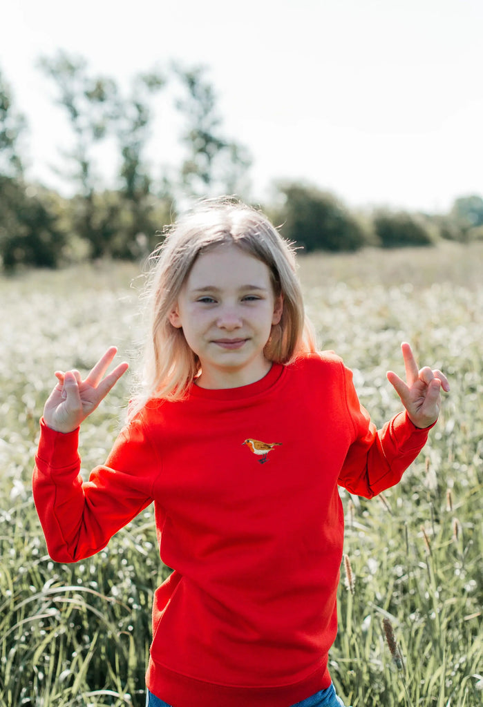 robin childrens sweatshirt Big Wild Thought