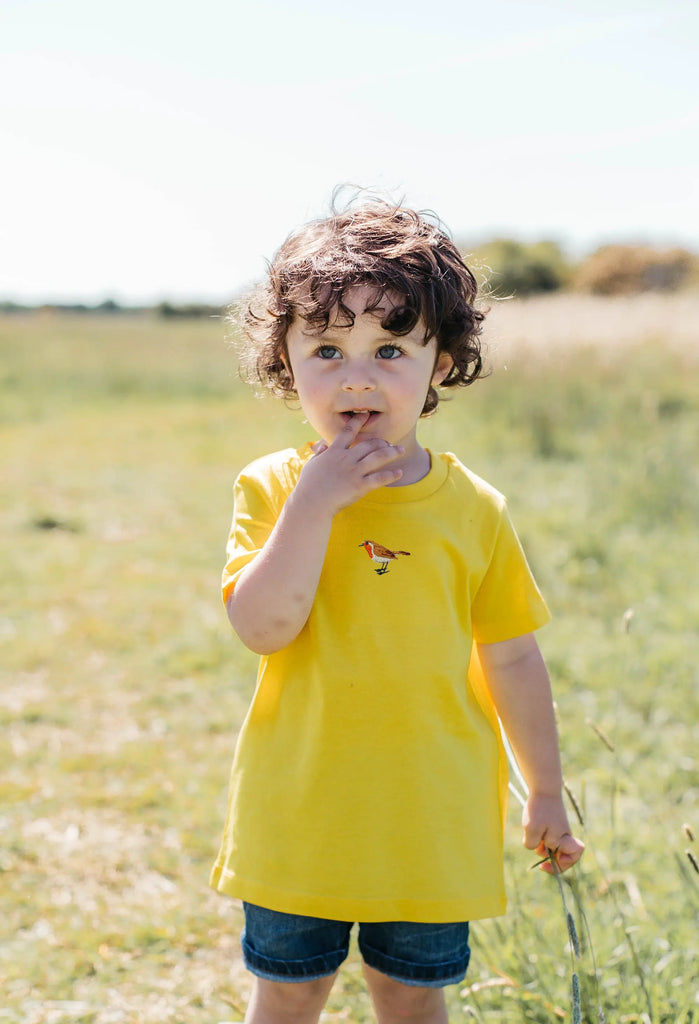 robin childrens t-shirt Big Wild Thought