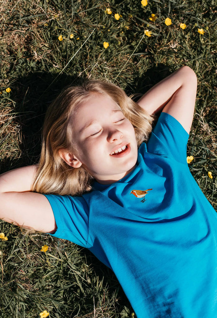 robin childrens t-shirt Big Wild Thought
