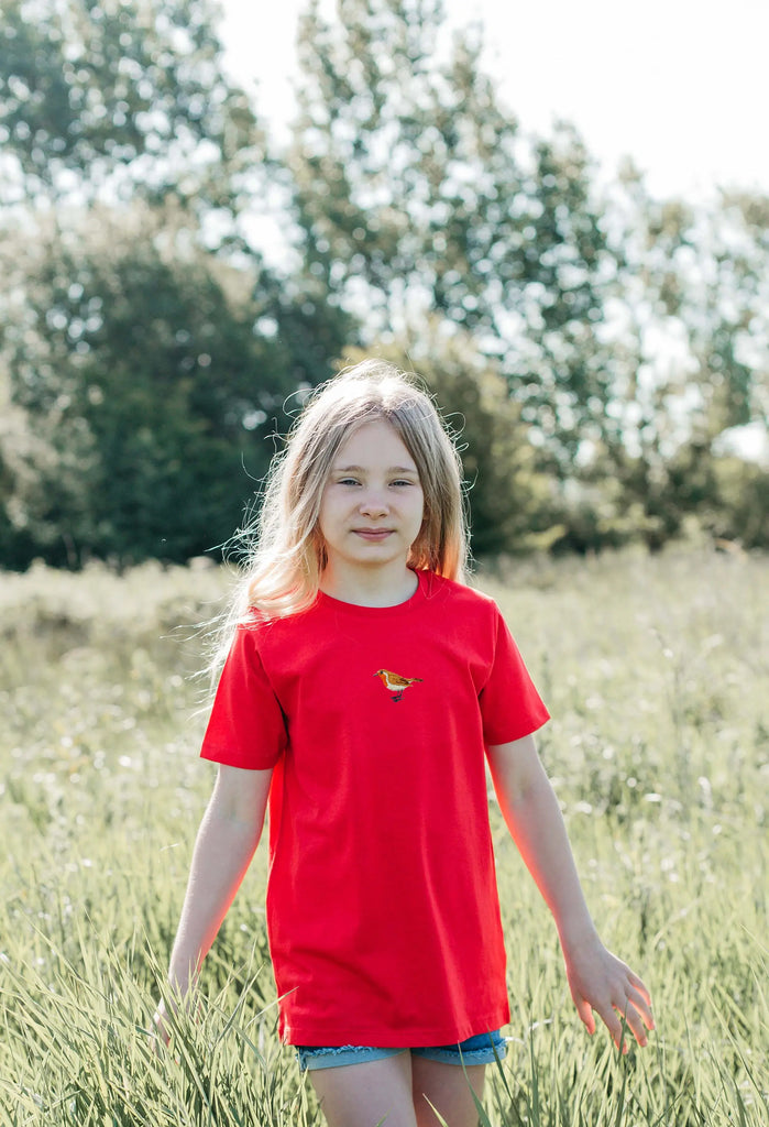 robin childrens t-shirt Big Wild Thought