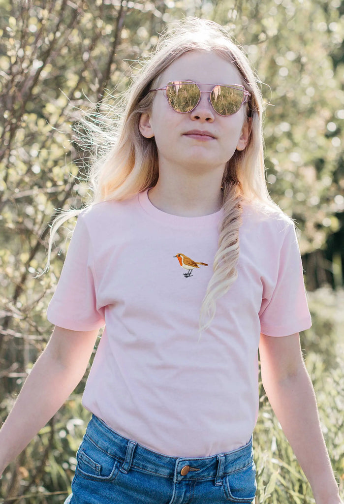 robin childrens t-shirt Big Wild Thought