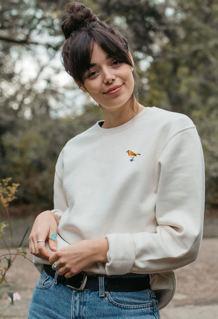 robin womens sweatshirt Big Wild Thought