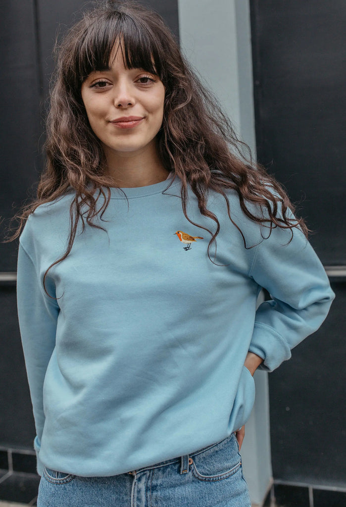 robin womens sweatshirt Big Wild Thought