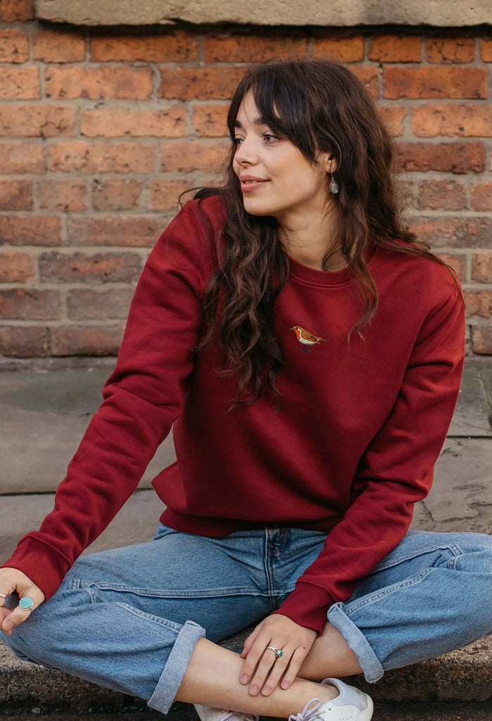 robin womens sweatshirt Big Wild Thought