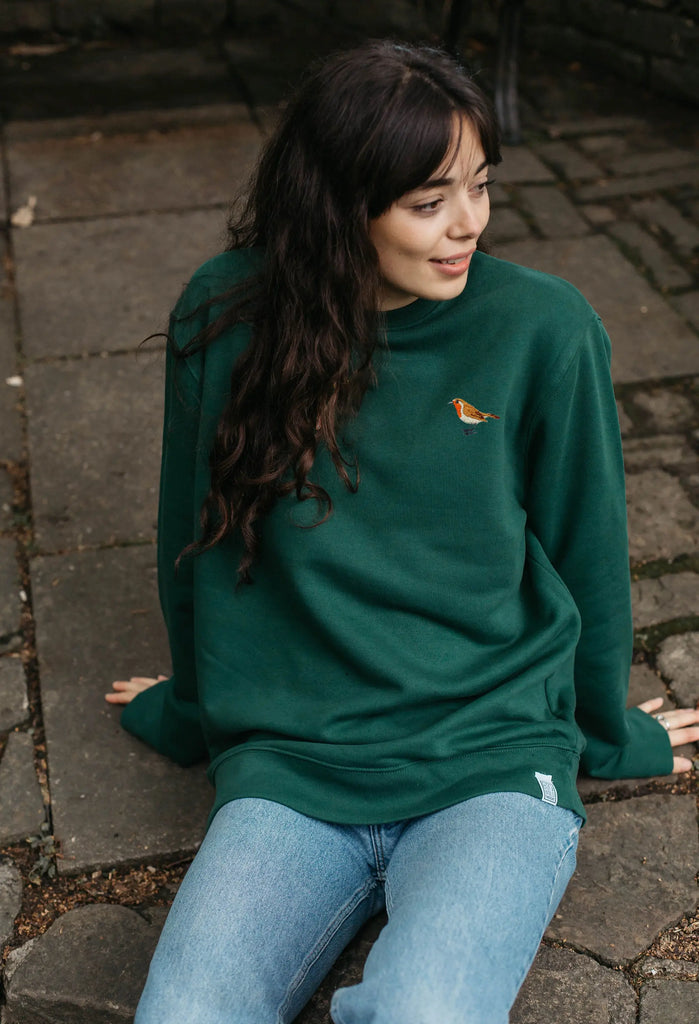 robin womens sweatshirt Big Wild Thought