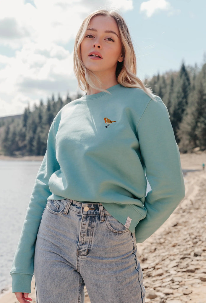 robin womens sweatshirt Big Wild Thought