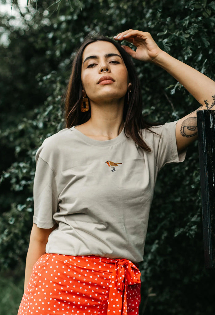 robin womens t-shirt Big Wild Thought