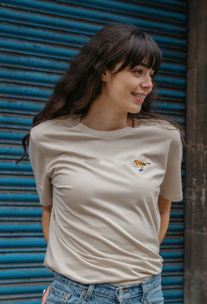 robin womens t-shirt Big Wild Thought