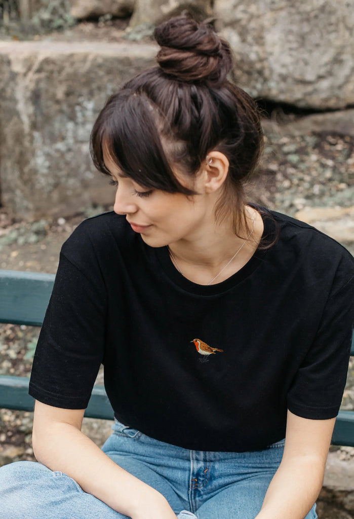 robin womens t-shirt Big Wild Thought